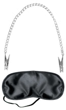 Fetish Fantasy Ultimate Bondage Kit blindfold with nipple clamps accessory
