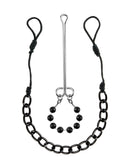 Fetish Fantasy Limited Edition Nipple & Clit Jewelry with adjustable nylon braid and lightweight chain for beginner-friendly pleasure.