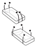 Pipedream Products Fetish Fantasy Limited Edition Wraparound Mattress Restraints Black at $39.99