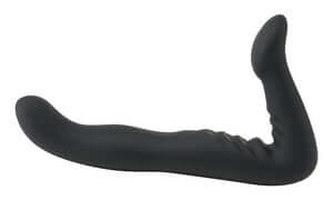 Fetish Fantasy Elite 8-Inch Strapless Strap-On in Black - Medical Grade Silicone, Hands-Free, Phthalate-Free Dildo for Intense Stimulation