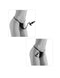 Pipedream Products Hookup Panties Crotchless Love Garter XL-XXL at $26.88