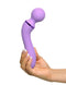 Fantasy For Her Duo Wand Massage Her in purple held by a hand.