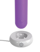 Fantasy For Her Rechargeable Bullet Vibrator Purple with charging base