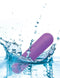 Purple Fantasy For Her Rechargeable Bullet Vibrator splashing in water.
