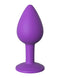 Purple Fantasy For Her Little Gems Small Butt Plug with a sparkling jewel base for added visual delight and maximum pleasure.