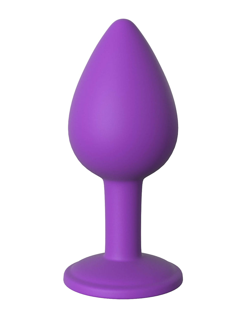 Purple Fantasy For Her Little Gems Small Butt Plug with a sparkling jewel base for added visual delight and maximum pleasure.