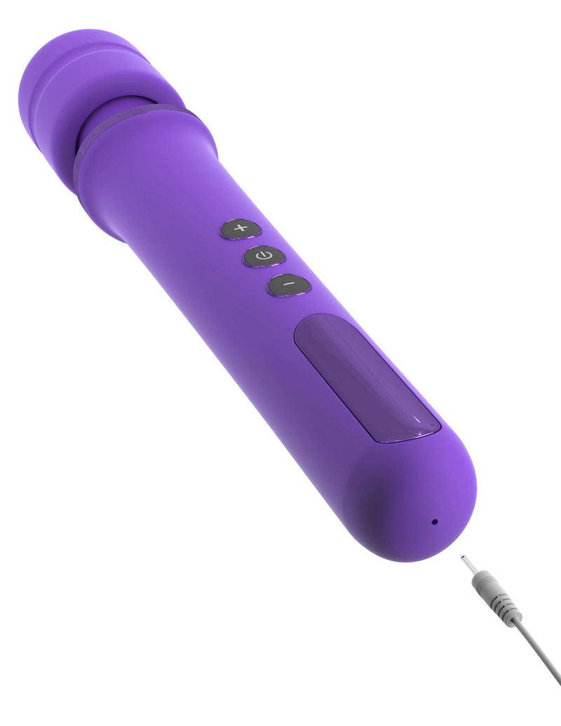 Fantasy For Her Her Power Wand Rechargeable Body Massager by Pipedream Products in purple.