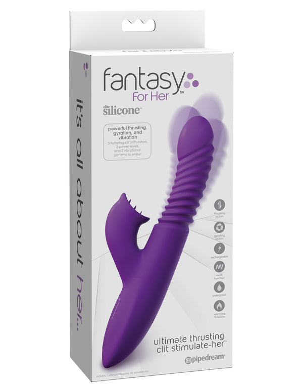 Pipedream Products Fantasy For Her Her Ultimate Thrusting Clitoris Stimulate-Her Vibrator at $99.99