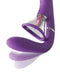 Fantasy For Her Rechargeable Pleasure Pro Vibrator with dual stimulation features and unique design for oral sex play and G-Spot stimulation.