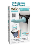 Dillio Platinum Body Dock SE Fantasy Kit with Two Silicone Dildos in Packaging