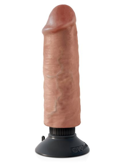 Pipedream Products King Cock 6 inches Cock Tan Real Deal Vibrator at $39.99
