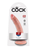 Pipedream Products King Cock 7 inches Cock Beige Dildo Real Deal RD at $23.99