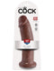 King Cock 10-inch realistic brown dildo in packaging.