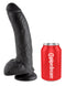 Pipedream Products King Cock 9 inches with Balls Black Dildo Real Deal RD at $44.99