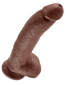 Pipedream Products King Cock 9 inches with Balls Brown Dildo Real Deal RD * at $44.99