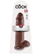 Pipedream Products King Cock 12 inches with Balls Brown Dildo Real Deal RD at $79.99