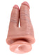 Pipedream Products King Cock Double Penetrator Flesh Beige Dildo Real Deal RD at $36.99