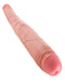 Pipedream Products King Cock 16 inches Tapered Double Dildo Flesh Beige Real Deal RD at $49.99
