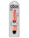 Pipedream Products King Cock 8 inches Vibrating Stiffy Beige Vibrator Sleeve Real Deal RD at $41.99