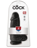 Pipedream Products King Cock Chubby 9 inches Cock with Balls Black Dildo at $64.99