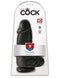 King Cock Chubby 9-inch black dildo with balls in packaging.