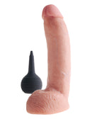 Pipedream Products King Cock 9 inches Squirting Cock with Balls Beige Dildo at $49.99
