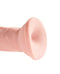 King Cock Triple Density 6 inches Beige Dildo with Suction Cup Base Detailed View