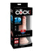 Pipedream Products King Cock Triple Density 6 inches Beige Dildo at $37.99