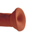 King Cock Triple Density 6 inches Brown Dildo close-up view, Fanta Flesh material, realistic texture, lifelike design from Pipedream Products