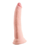 King Cock Triple Density 7 inches Beige Dildo with realistic texture and suction cup