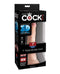 King Cock Triple Density 7 inches Beige Dildo in Original Packaging