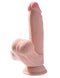 King Cock Triple Density Plus 7 inches dildo with swinging balls, crafted from Fanta Flesh material for ultimate realism.