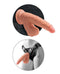 King Cock Plus 7 inches Triple Density Cock with Swinging Balls Tan mounted on harness