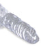King Cock Clear 4 inches realistic dildo with balls from Pipedream Products, translucent and life-like design for a fulfilling experience.