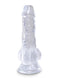 Pipedream Products KING COCK CLEAR 5 IN COCK W/ BALLS at $24.99