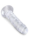 King Cock Clear 6 inches Cock realistic dildo with translucent design and flexible shaft from Pipedream Products.