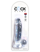 Pipedream Products King Cock Clear 7 inches Cock Realistic Dildo with Balls at $29.99