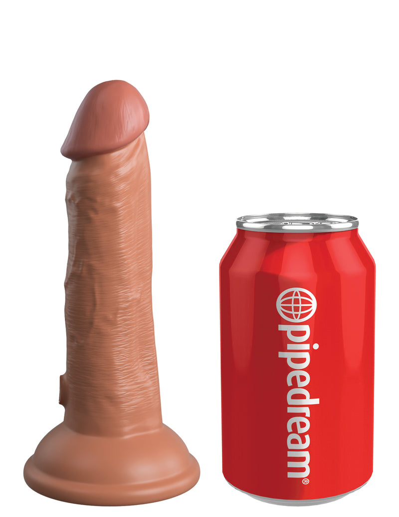 Pipedream Products King Cock Elite 6 inches Dual Density Dildo Tan Skin Tone at $49.99