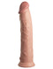 King Cock Elite 11 inches dual density dildo in light skin tone with realistic texture and firm silicone core
