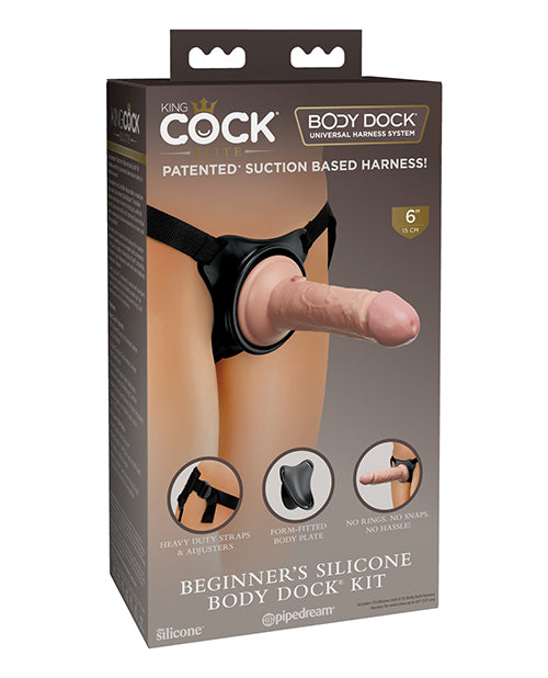 Pipedream Products King Cock Elite Beginners Body Dock with 6 inches Dildo Kit at $79.99