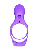 Fantasy C-Ringz Ultimate Couples Cage in passionate purple for dual stimulation and enhanced pleasure.