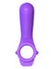 Fantasy C-Ringz Ride N Glide Couples Ring in purple with powerful vibrating bullet for maximum pleasure.