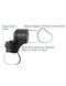 Fantasy C-Ringz Mr. Big Cock Ring and Ball Stretcher in black with easy-grip tabs and soft elite silicone for enhanced erections.