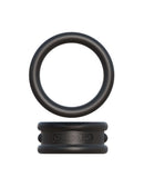 Fantasy C-Ringz Max Width Silicone Rings - Black Performance Enhancing Cock Rings for Intense Erections