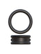 Fantasy C-Ringz Max Width Silicone Rings - Black Performance Enhancing Cock Rings for Intense Erections