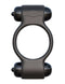 Fantasy C-Ringz Magic Touch Couples Ring - Black Dual Action Vibrating Silicone Ring with Unique Textures for Maximum Comfort and Satisfaction