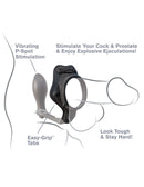 Fantasy C-Ringz Rock Hard Ass Gasm with P-Spot stimulation for explosive ejaculations, prostate pleasure, and increased hardness.