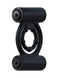 Fantasy C-Ringz Extreme Double Trouble Black, dual vibrating bullets, body-safe silicone, stamina ring for enhanced pleasure and performance