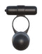 Fantasy C-Ringz Posable Partner Double Penetrator Black - Elite Silicone, Body Safe, Phthalate Free Double Penetrator Sex Toy