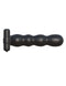 Fantasy C-Ringz Posable Partner Double Penetrator in black silicone with bendable stimulator for double penetration pleasure.